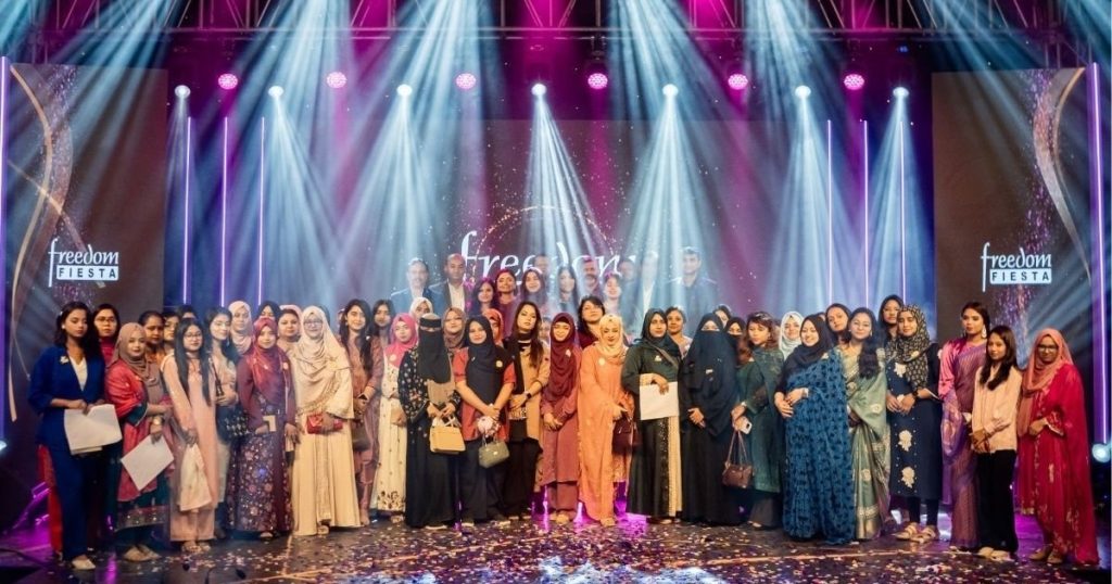 এসিআইর ফ্রিডম ব্র্যান্ডের ‘স্কুটি নাকি গোল্ড’ ক্যাম্পেইনের বিজয়ীদের পুরস্কার বিতরণ